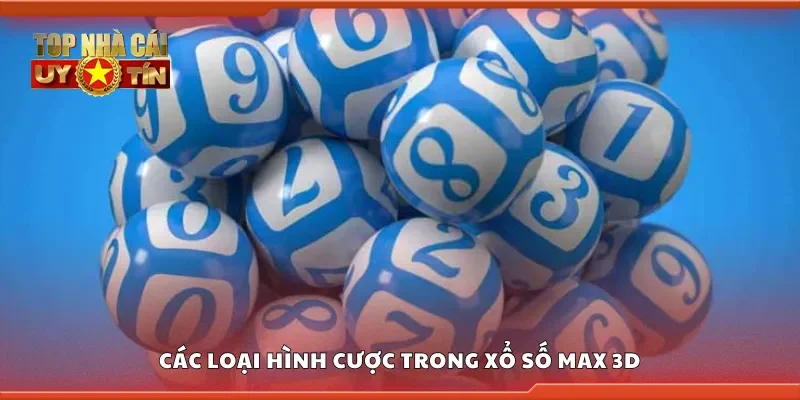 Các loại hình cược trong xổ số Max 3D