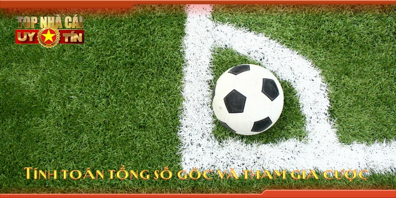 Tính toán tổng số góc và tham gia cược