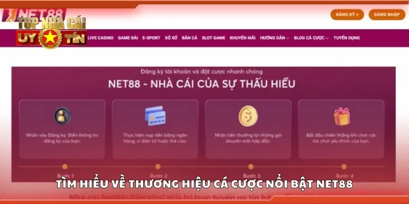 Tìm hiểu về thương hiệu cá cược nổi bật Net88