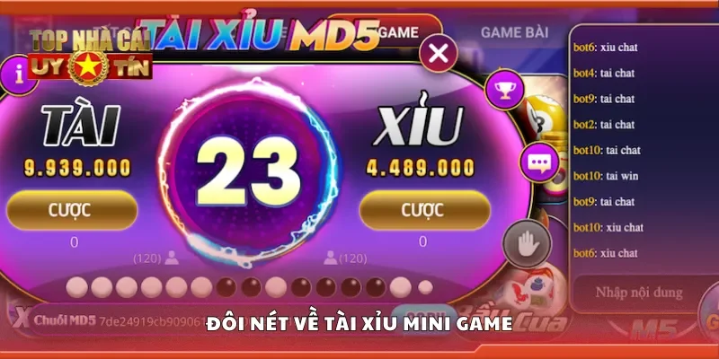 Đôi nét về tài xỉu mini game