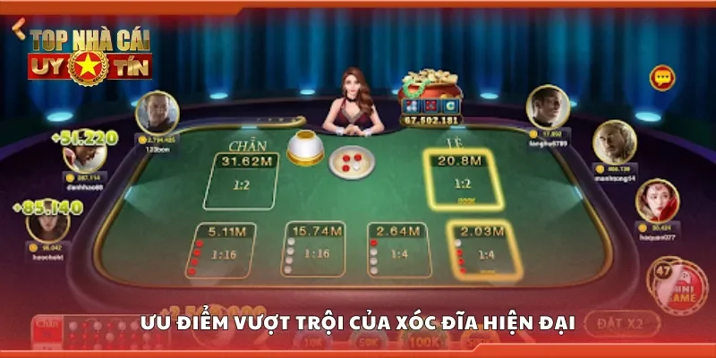 Ưu điểm vượt trội của xóc đĩa hiện đại