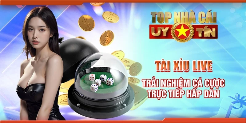 Tài xỉu live - Trải nghiệm cá cược trực tiếp hấp dẫn