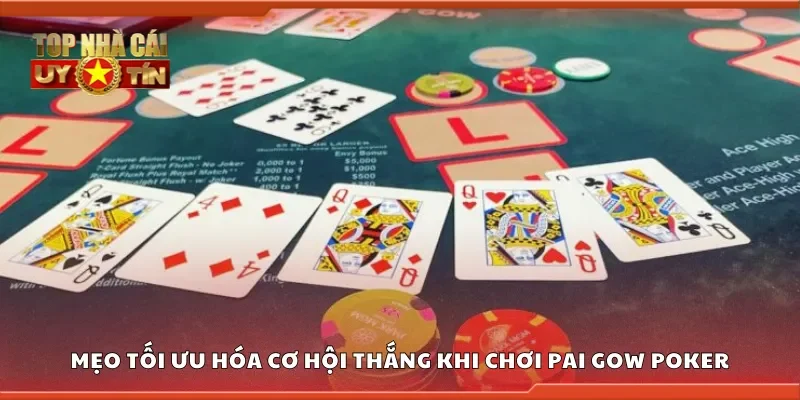 Chia sẻ mẹo tối ưu hóa cơ hội thắng khi chơi pai gow poker