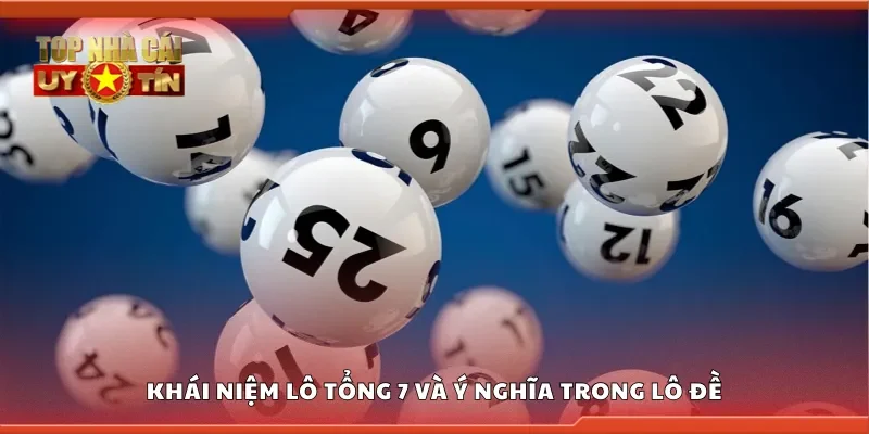 Khái niệm lô tổng 7 và ý nghĩa của nó trong lô đề