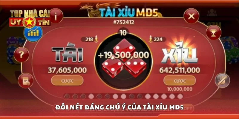 Đôi nét đáng chú ý của tài xỉu MD5