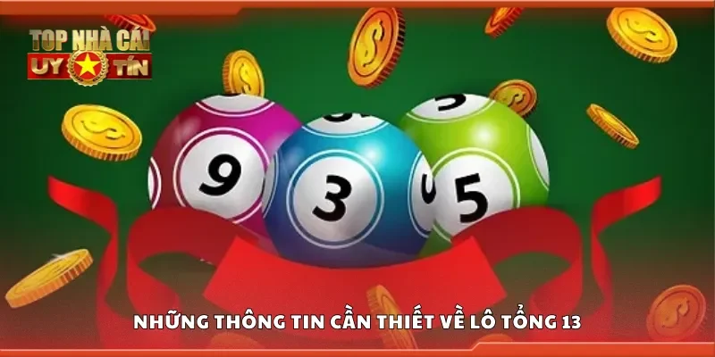 Những thông tin cần thiết về lô tổng 13