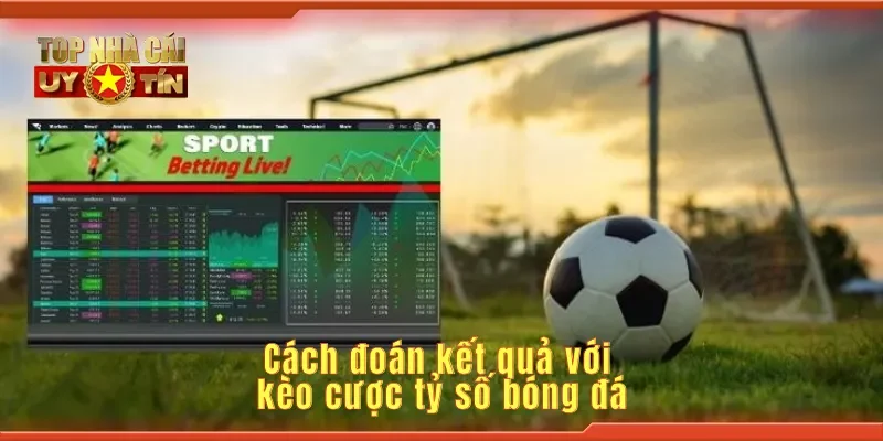 Cách đoán kết quả với kèo cược tỷ số bóng đá