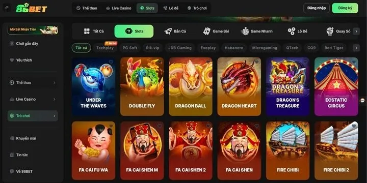 Review chi tiết lý do 86BET thu hút đông đảo người chơi