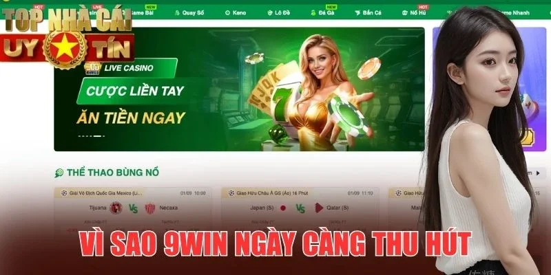 9Win thu hút đông đảo thành viên tham gia